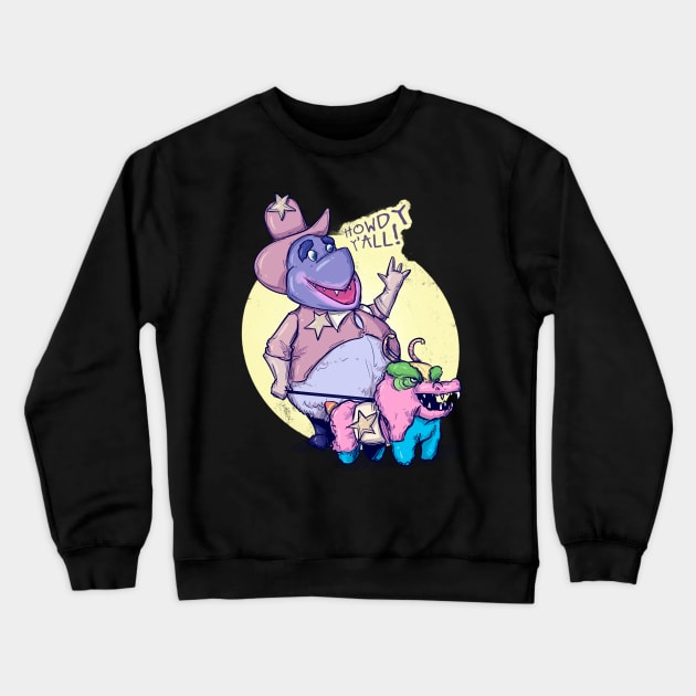 Billy Bob Fritter Crewneck Sweatshirt by LVBart